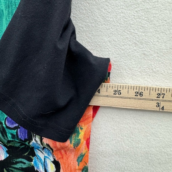 Vintage Carole Little Women’s 16 Floral Tunic Top Short Sleeve USA - Picture 4 of 6